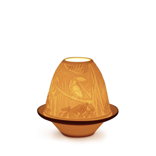 Load image into Gallery viewer, Lladro Toucans Lithophane - Votive with Plate