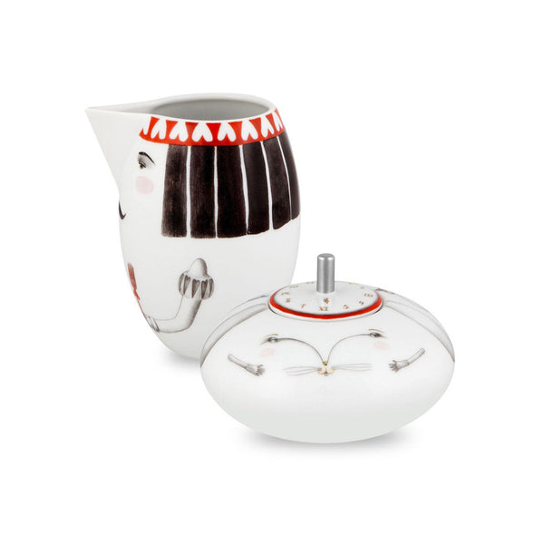 Load image into Gallery viewer, Vista Alegre Tea With Alice - Set Sugar Bowl & Milk Jug (Gift Box)