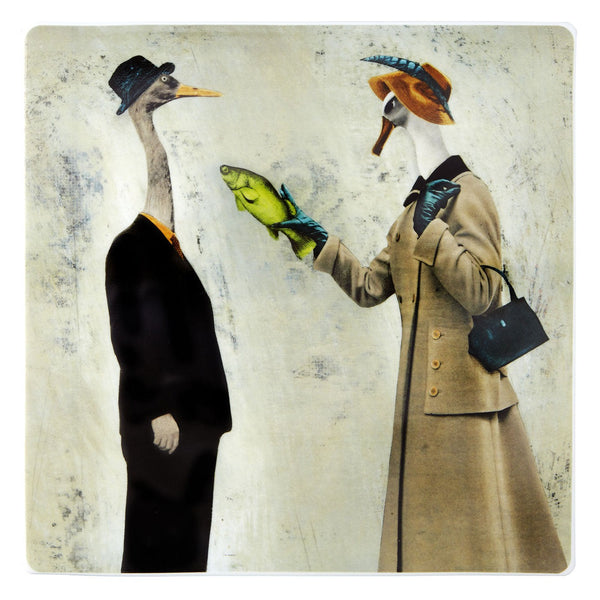 Load image into Gallery viewer, Vista Alegre 2I - Square Plate Alessandro Lecis E Alesandra Panzeri