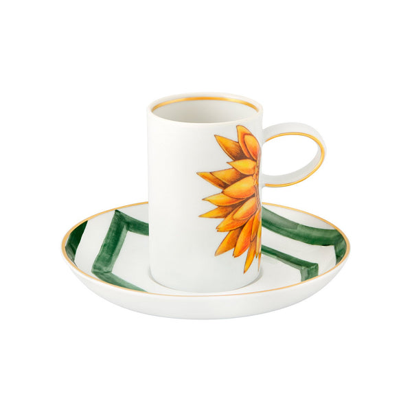 Load image into Gallery viewer, Vista Alegre Amazonia - Set Of 2 Expresso Cups And Saucers