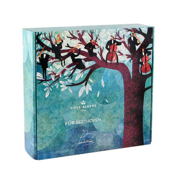 Load image into Gallery viewer, Vista Alegre Fur Beethoven - Set 4 Coffee cups & saucer