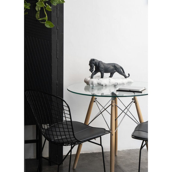 Load image into Gallery viewer, Lladro Black Panther with Cub Figurine