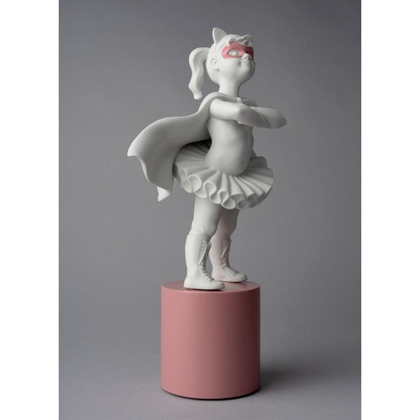 Load image into Gallery viewer, Lladro I'm a Superheroine Girl Figurine