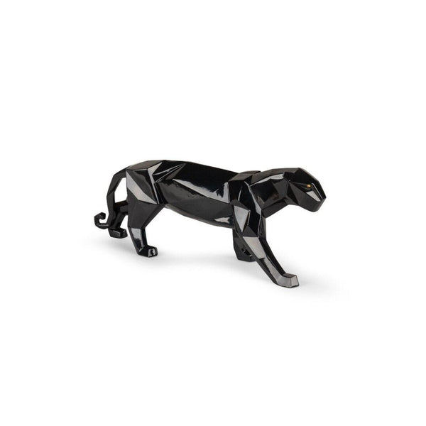Load image into Gallery viewer, Lladro Panther Figurine - Glazed Black