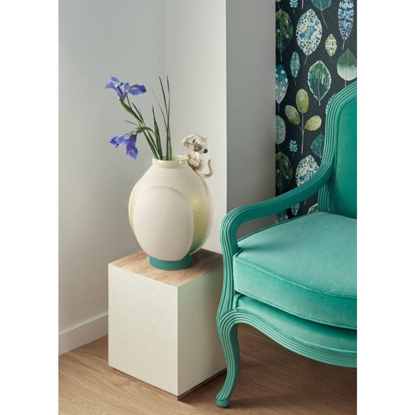 Load image into Gallery viewer, Lladro Monkey vase