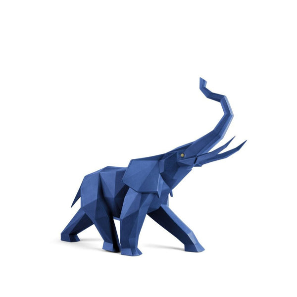 Load image into Gallery viewer, Lladro Elephant (Blue) Sculpture