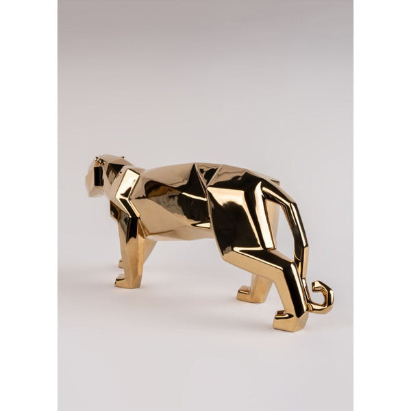 Load image into Gallery viewer, Lladro Panther (Golden)