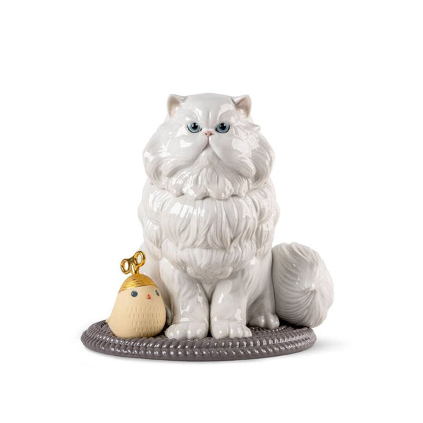 Load image into Gallery viewer, Lladro Persian Cat Sculpture