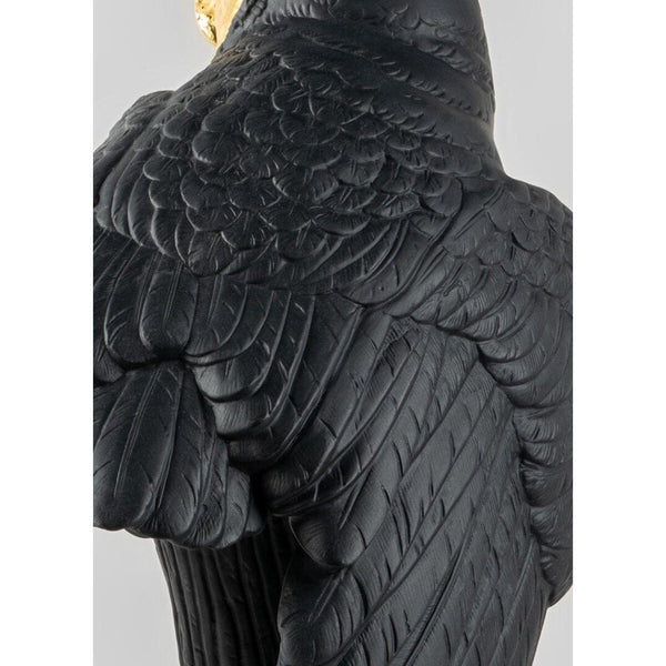 Load image into Gallery viewer, Lladro Owl Sculpture - Black & Gold - Limited Edition