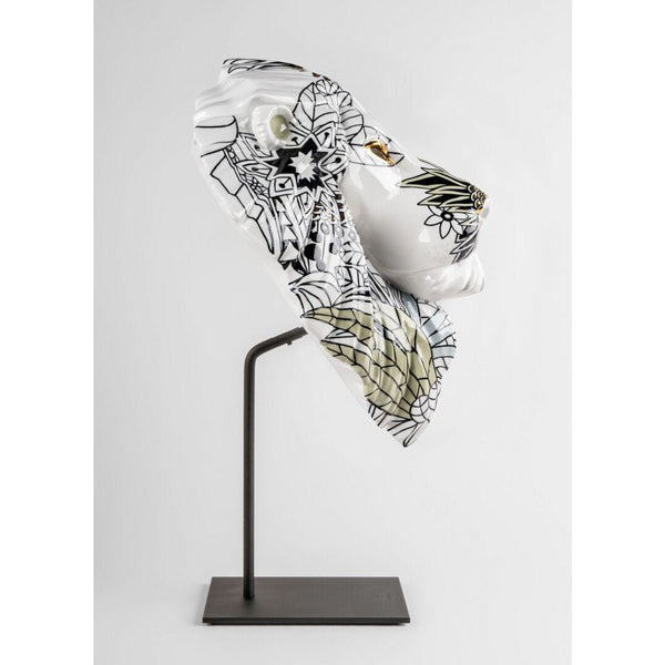 Load image into Gallery viewer, Lladro Lion Mask / Wild Nature Sculpture