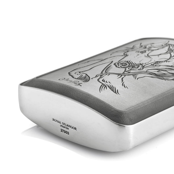 Load image into Gallery viewer, Royal Selangor Limited Edition Rulz Stallion Hip Flask