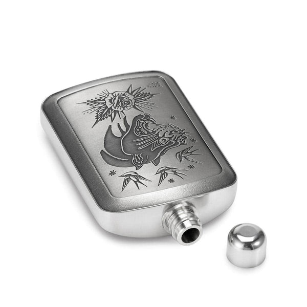 Load image into Gallery viewer, Royal Selangor Limited Edition Taco Joe Panther Hip Flask