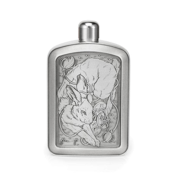 Load image into Gallery viewer, Royal Selangor Limited Edition Fin T Hare Hip Flask
