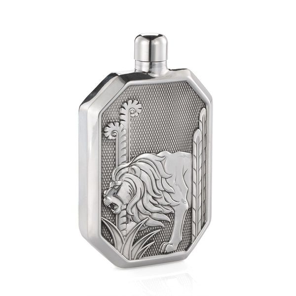 Load image into Gallery viewer, Royal Selangor Lion Hip Flask LG