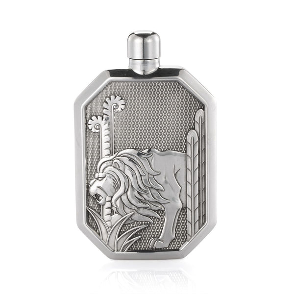 Load image into Gallery viewer, Royal Selangor Lion Hip Flask LG