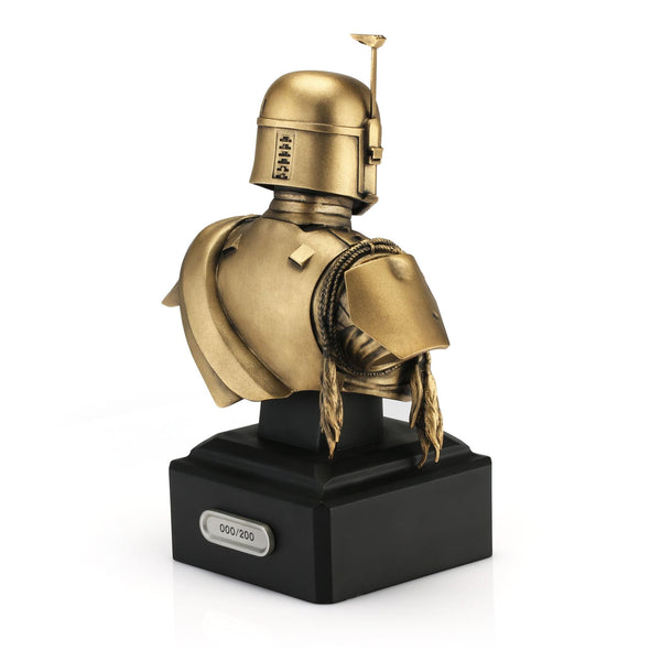 Load image into Gallery viewer, Royal Selangor Limited Edition Gilt Boba Fett Bust