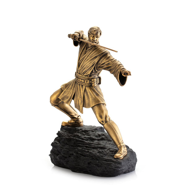 Load image into Gallery viewer, Royal Selangor Limited Edition Gilt Obi-Wan Figurine