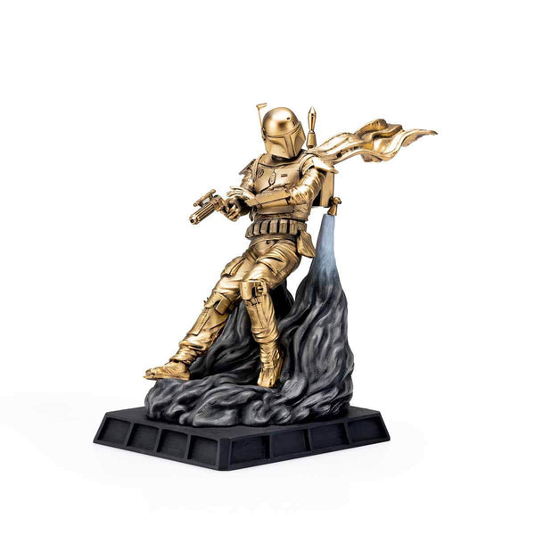 Load image into Gallery viewer, Royal Selangor Limited Edition Gilt Boba Fett Battle Ready Figurine