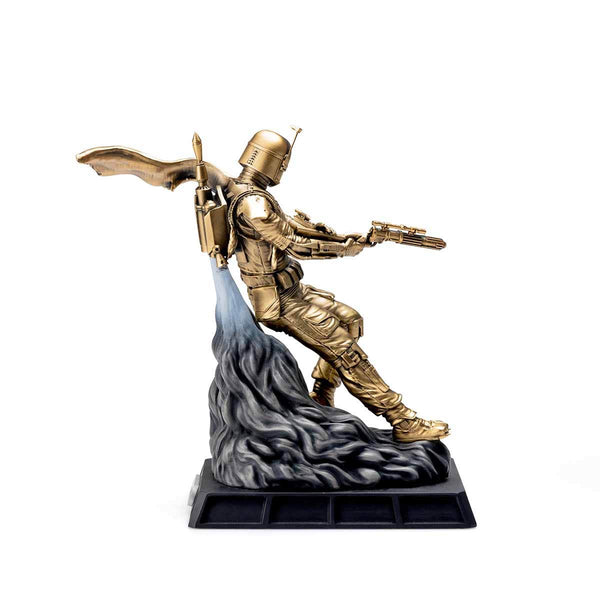 Load image into Gallery viewer, Royal Selangor Limited Edition Gilt Boba Fett Battle Ready Figurine