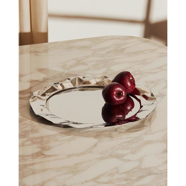 Load image into Gallery viewer, Alessi Foix Round Tray Stainless Steel