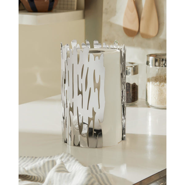 Load image into Gallery viewer, Alessi Barkroll Kitchen Paper Towel Roll Holder, Steel
