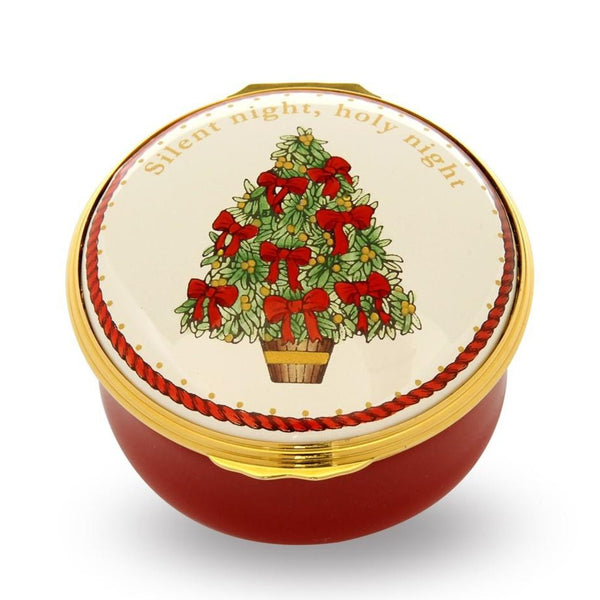 Load image into Gallery viewer, Halcyon Days "Silent Night - Christmas Tree" Musical Box