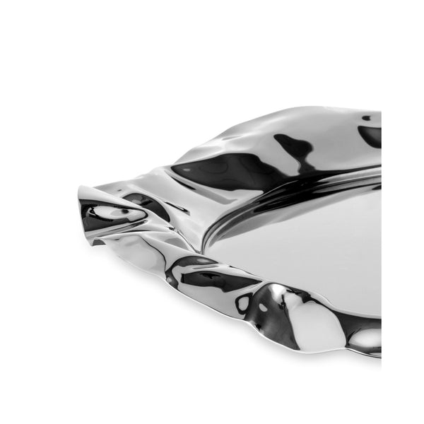 Load image into Gallery viewer, Alessi Foix Round Tray Stainless Steel