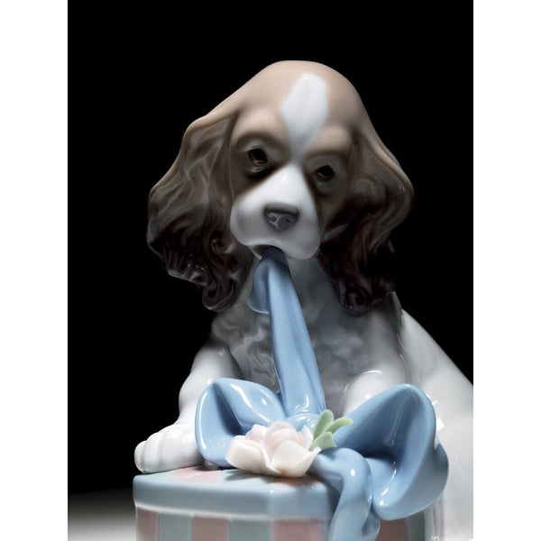 Load image into Gallery viewer, Lladro Can't Wait Dog Figurine
