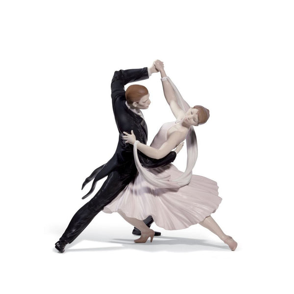 Load image into Gallery viewer, Lladro Elegant Foxtrot Couple Figurine - Limited Edition