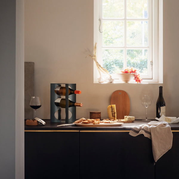 Load image into Gallery viewer, Georg Jensen Alfredo Wine Rack, Stainless Steel, Artichoke