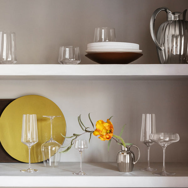 Load image into Gallery viewer, Georg Jensen Bernadotte Snaps Glass Crystalline 2 Oz, 6 Pcs