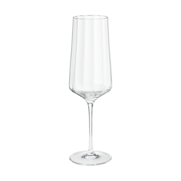 Load image into Gallery viewer, Georg Jensen Bernadotte Champagne Flute Glass, Crystalline 9.1 Oz, 6 Pcs