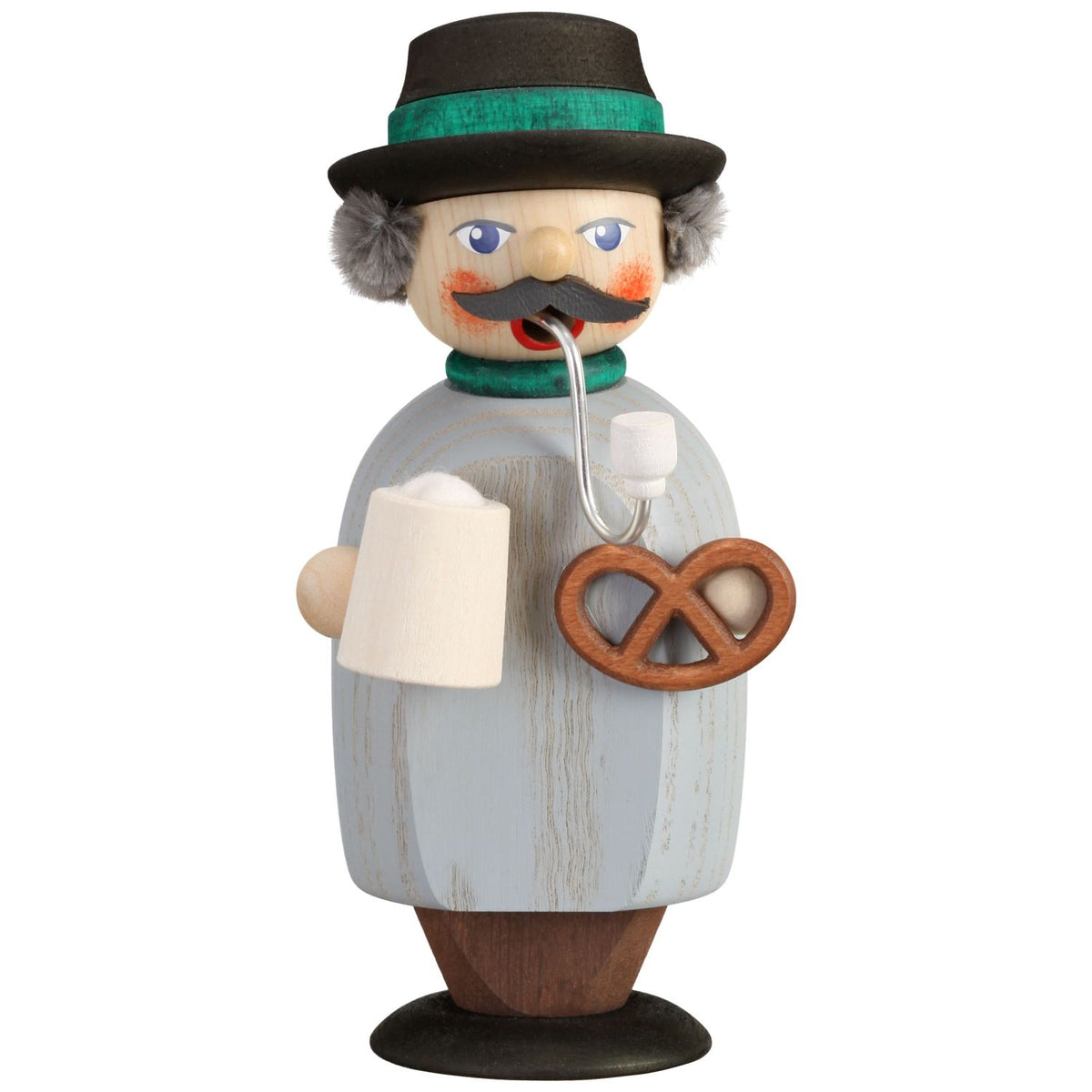 Seiffener Volkskunst Nutcracker - Festival Bavarian - 12 cm / 4.7 in