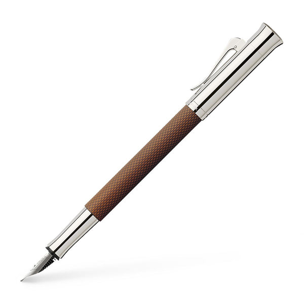 Load image into Gallery viewer, Graf von Faber-Castell Fountain Pen Guilloche Cognac Medium