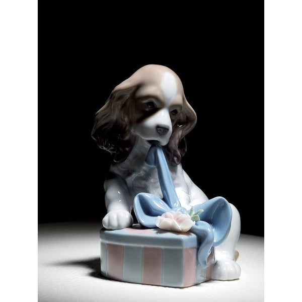 Load image into Gallery viewer, Lladro Can't Wait Dog Figurine
