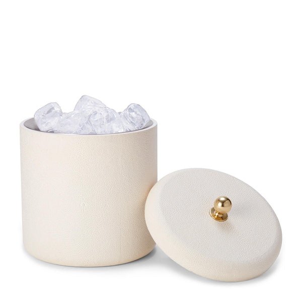 Load image into Gallery viewer, AERIN Shagreen Ice Bucket - Cream