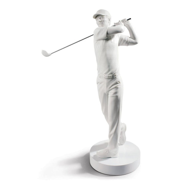Load image into Gallery viewer, Lladro Golf Champion Man Figurine - White