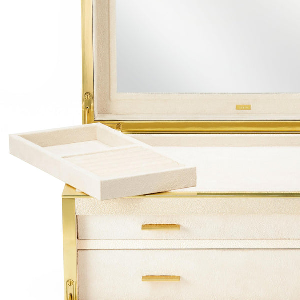 Load image into Gallery viewer, AERIN Classic Shagreen Luxe Jewelry Box