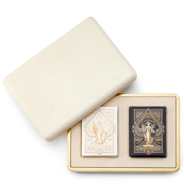 Load image into Gallery viewer, AERIN Shagreen Card Case - CREAM