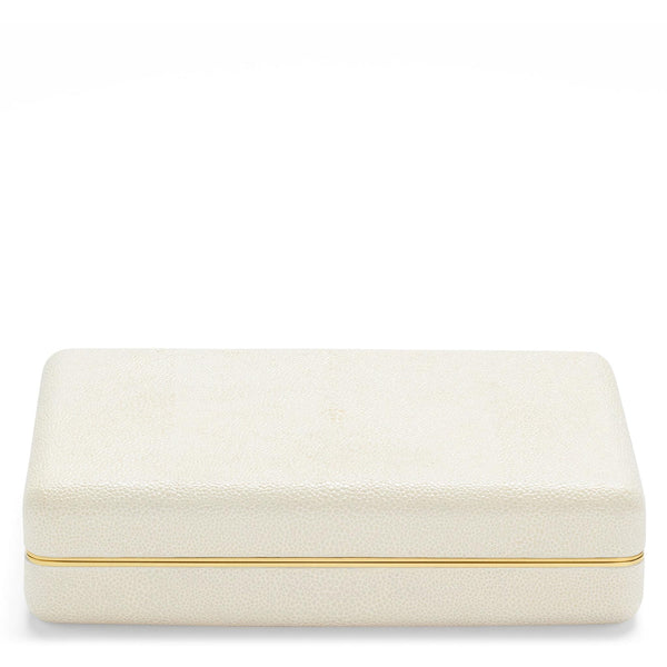 Load image into Gallery viewer, AERIN Shagreen Card Case - CREAM