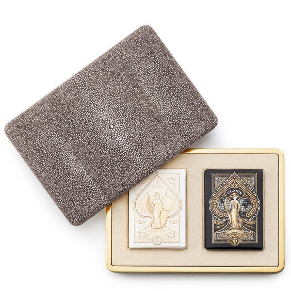 Load image into Gallery viewer, AERIN Shagreen Card Case - Chocolate