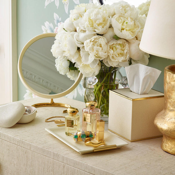 Load image into Gallery viewer, AERIN Shagreen Small Vanity Tray - Cream