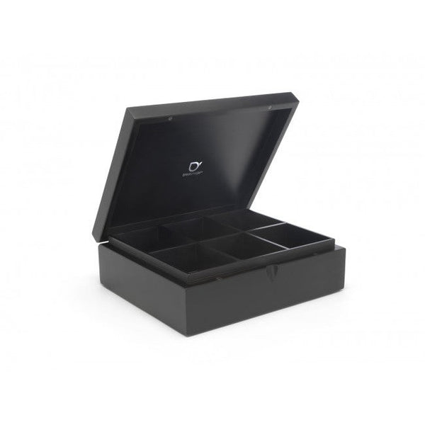 Load image into Gallery viewer, Bredemeijer 6 Compartment Black Tea Box