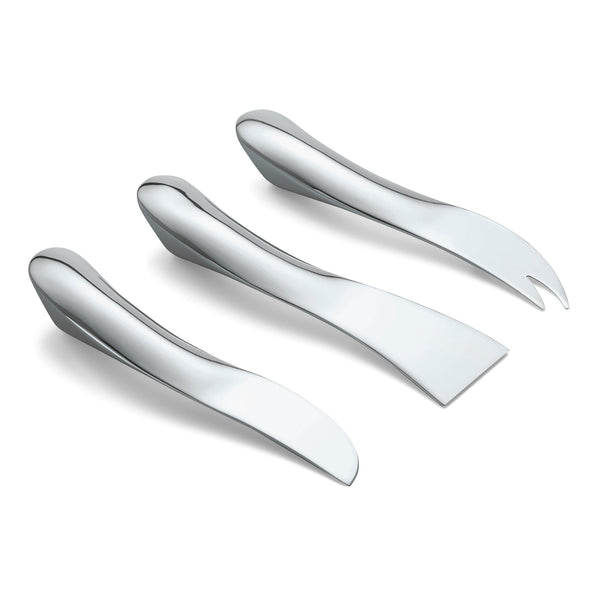 Load image into Gallery viewer, Philippi Wave Cheese Knife, 3 Pcs Set