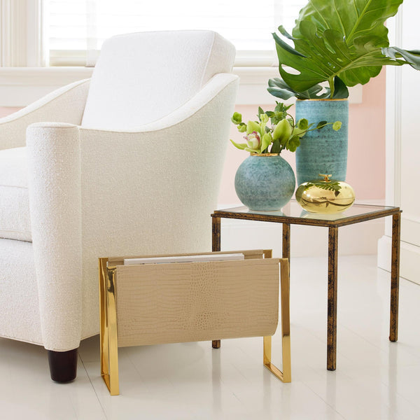 Load image into Gallery viewer, AERIN Classic Croc Magazine Rack