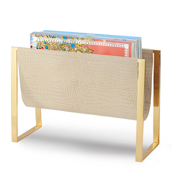 Load image into Gallery viewer, AERIN Classic Croc Magazine Rack