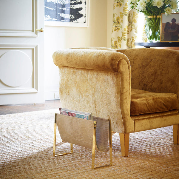 Load image into Gallery viewer, AERIN Classic Croc Magazine Rack