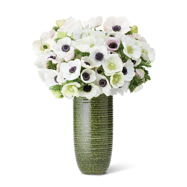 Load image into Gallery viewer, AERIN Calinda Tall Vase - Forest Green