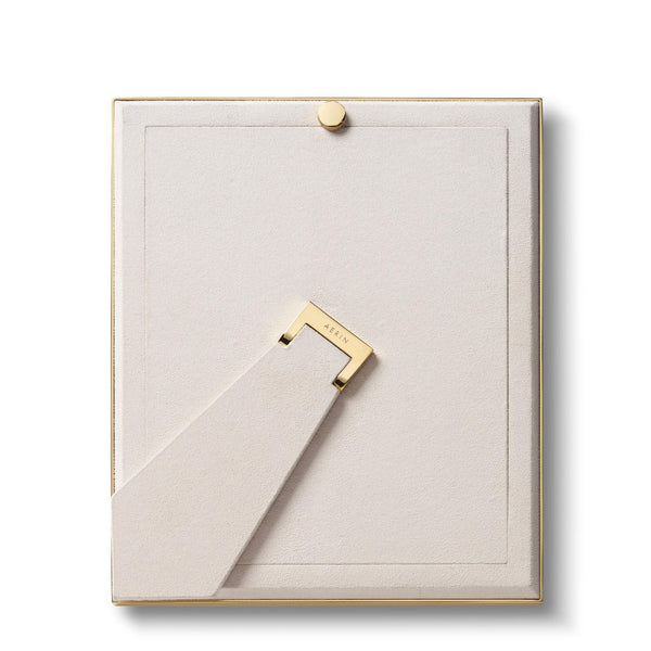 Load image into Gallery viewer, AERIN Classic Croc Leather 8x10 Frame - Verde