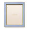 Load image into Gallery viewer, AERIN Classic Croc Leather 8x10 Frame - Hydrangea Blue